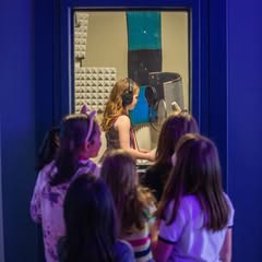 Recording studio birthday celebration